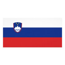 Slovenia National Flag photo cards