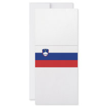 Slovenia National Flag rack cards