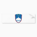 Slovenia Official Coat Of Arms Heraldry Symbol bumper stickers