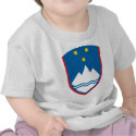 Slovenia Official Coat Of Arms Heraldry Symbol t-shirts by inquester Slovenia Official Coat Of Arms Heraldry Symbol t-shirts