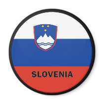 Slovenia Roundel quality Flag Refrigerator Magnets