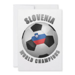 SLOVENIA SOCCER CHAMPIONS CUSTOM INVITATIONS