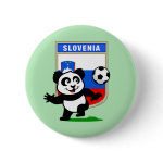 This adorable little panda is too cute! He's featured in front of a large flag from Slovenia and ready to play football and score some goals. This cute design is perfect for football players and soccer fans! You can totally customize this gift! Change the color, move the design around, add your own text or images -- make it your own!
