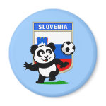 This adorable little panda is too cute! He's featured in front of a large flag from Slovenia and ready to play football and score some goals. This cute design is perfect for football players and soccer fans! You can totally customize this gift! Change the color, move the design around, add your own text or images -- make it your own!