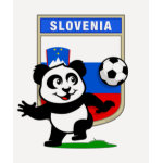 This adorable little panda is too cute! He's featured in front of a large flag from Slovenia and ready to play football and score some goals. This cute design is perfect for football players and soccer fans! You can totally customize this gift! Change the color, move the design around, add your own text or images -- make it your own!