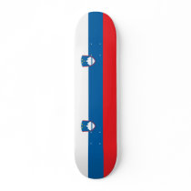 Slovenia With Border, Slovenia Custom Skate Board