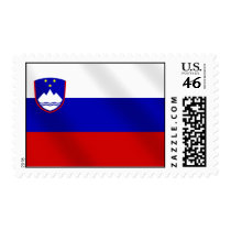 slovenian flag of Slovenia for Slovene speakers postage