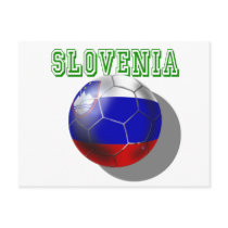 Slovenija Slovenia futbal Nogomet soccer ball postcards