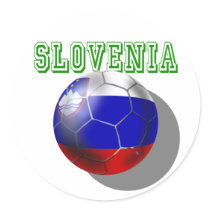 Slovenija Slovenia futbal Nogomet soccer ball stickers by SoccerJersey Slovenija Slovenia futbal Nogomet soccer ball stickers