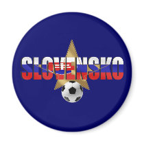 Slovensko soccer star football ball gifts magnets