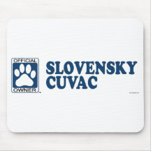 SLOVENSKY CUVAC_blue Mouse Mats