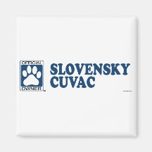 SLOVENSKY CUVAC_blue Refrigerator Magnet