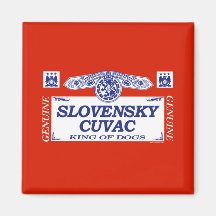 Slovensky Cuvac Fridge Magnet