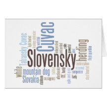 Slovensky Cuvac Greeting Card