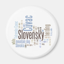 Slovensky Cuvac Magnets