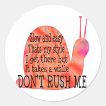slow and easy stickers