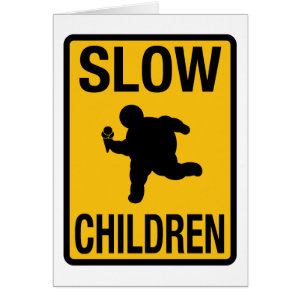 Slow Children Street Sign