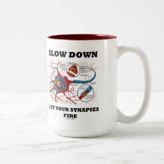 Slow Down Let Your Synapses Fire Neuron / Synapse Mug