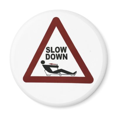 SLOW DOWN FRIDGE MAGNETS by ccrcats