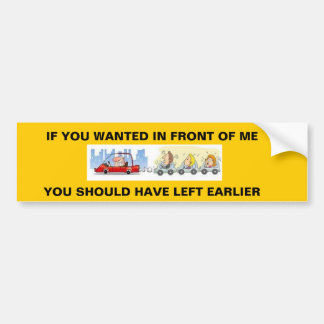 Slow Driver Bumper Stickers - Car Stickers 