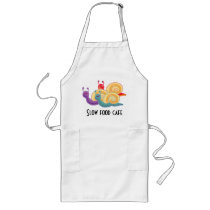 Slow food cafe aprons