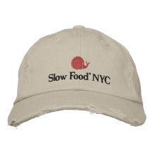 Slow Food NYC cap Embroidered Hats
