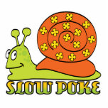 slow poke snail cut out