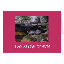 Slow Romantic Love Greeting Card