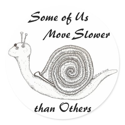 Slower than Others Sticker by IArtist40
