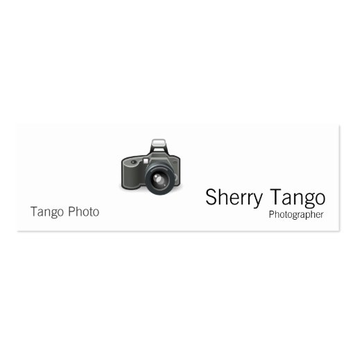SLR Camera Business Card Templates
