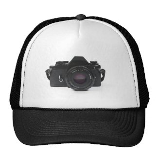 slr photo camera - classic design mesh hat