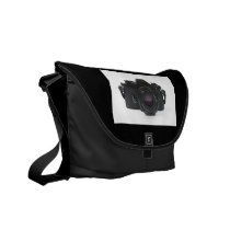 slr photo camera - classic design messenger bag