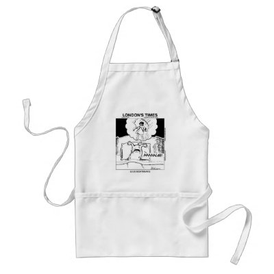 Slug Nightmares Funny Cartoon Gifts & Tees Aprons by beardiethor123