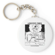 Slug Nightmares Funny Cartoon Gifts & Tees Keychain