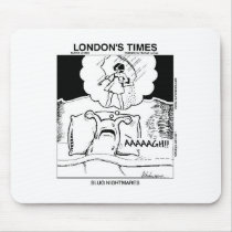 Slug Nightmares Funny Cartoon Gifts & Tees Mouse Pad