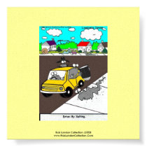Slug/Snail Cartoon Quality Poster Print