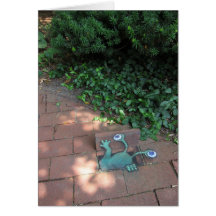 sluggo's underbrick hello greeting card