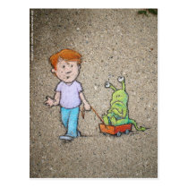 sluggo's wagon ride postcards