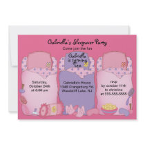 Slumber Birthday Party Personalized Invite