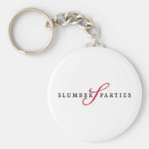 Slumber Parties Logo Promotional Parties Keychains
