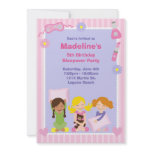 Slumber Party Birthday Invitation