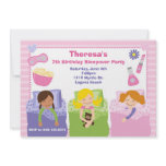 Slumber Party Birthday Invitation
