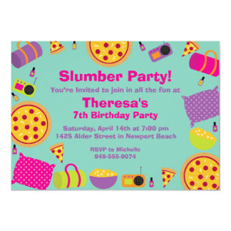 Slumber Party Invitations & Announcements | Zazzle