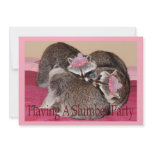 slumber party card announcements