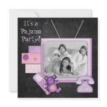Slumber Party Fun Times Custom Announcements