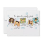 slumber party girls invitations