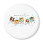 slumber party girls magnets