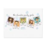 slumber party girls postcards