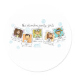 slumber party girls stickers