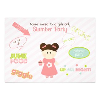 Slumber Party Invitation